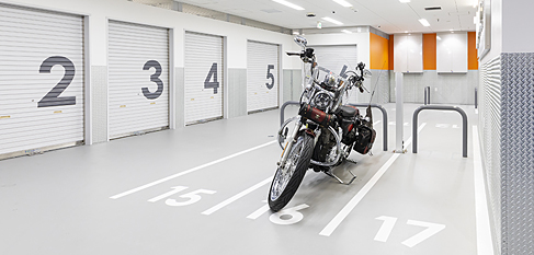 大型バイクパーキング キュラーズ高輪台店 | 東京都品川区の大型月極